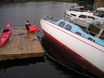 Skrovgenomföring båten Skrovgenomföring båten